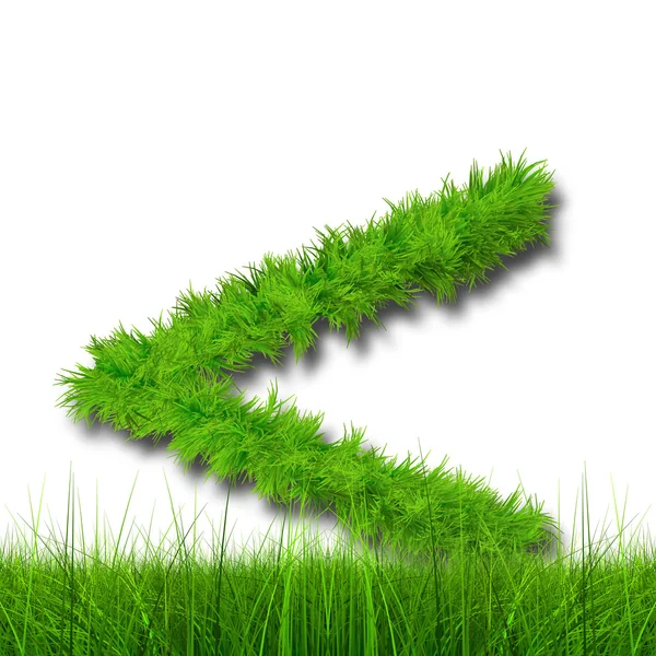 Concept or conceptual green grass — Stock Photo, Image