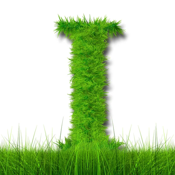 Verde erba ecologia font — Foto Stock