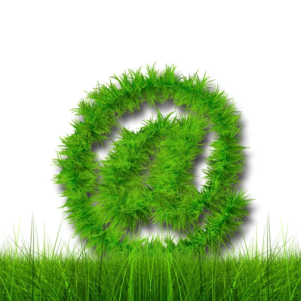 Ecology symbol font — Stock Photo, Image