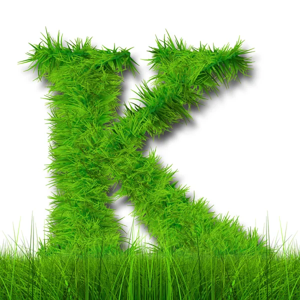 Verde erba ecologia font — Foto Stock