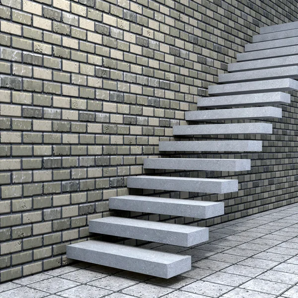 Betontreppe oder Stufen — Stockfoto