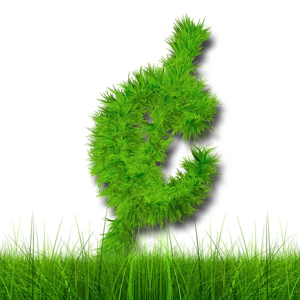 Ecology symbol font — Stock Photo, Image