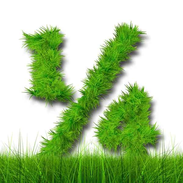 Ecology symbol font — Stock Photo, Image