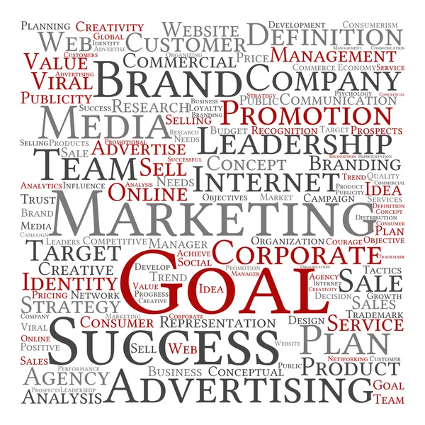 Leadership business text word cloud — Stock Photo, Image