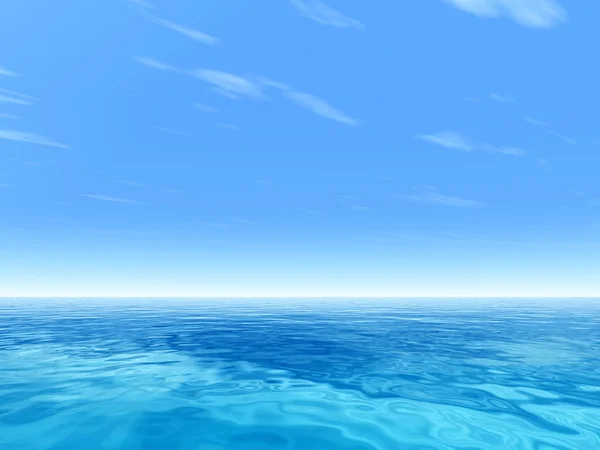 Konceptuální mořské vody vlny — Stock fotografie