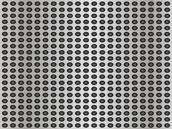 灰色の金属ステンレス鋼アルミニウム穿孔パターン テクスチャ — ストック写真