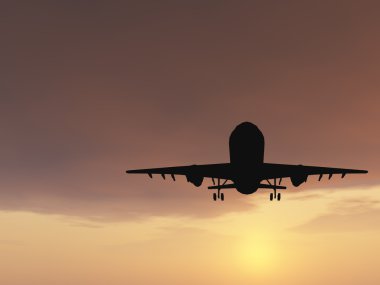 kavramsal siyah uçak