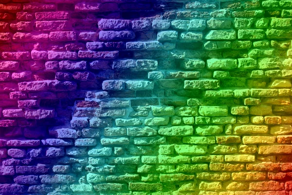 Graffiti  brick wall — Stock Photo, Image