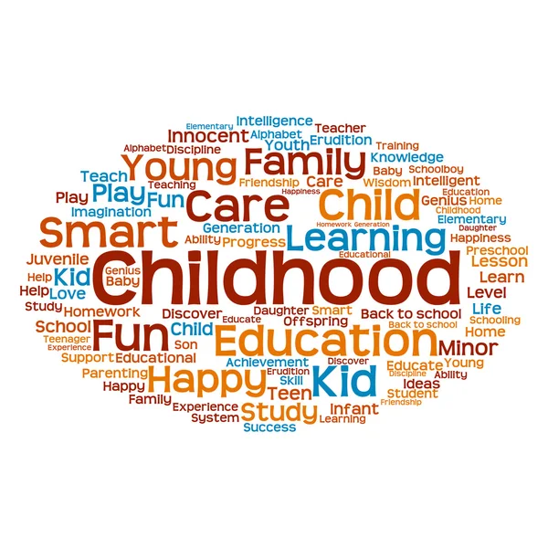 Education abstract word cloud — Stock Photo, Image