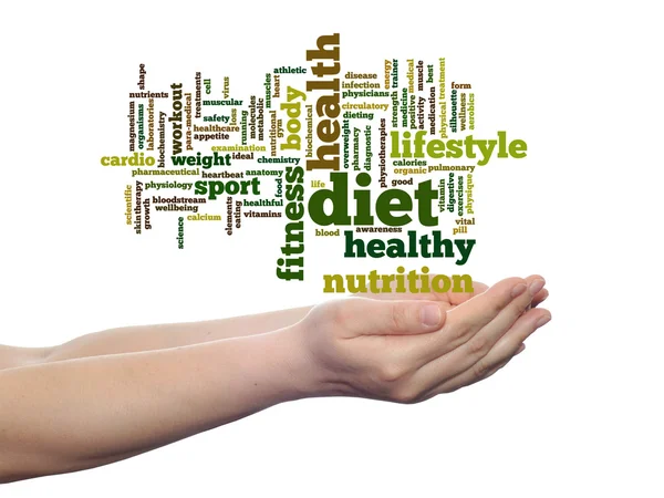 Diet word cloud — Stock Photo, Image