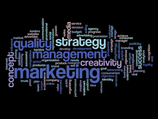 Business success or marketing word cloud — Stock Photo, Image