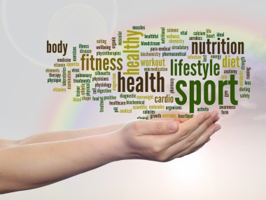 Sağlık kelime bulutu