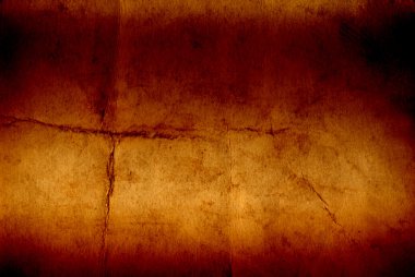 Vintage kahverengi kağıt yandı