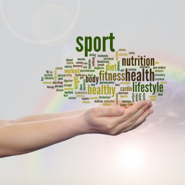 Sağlık kelime bulutu