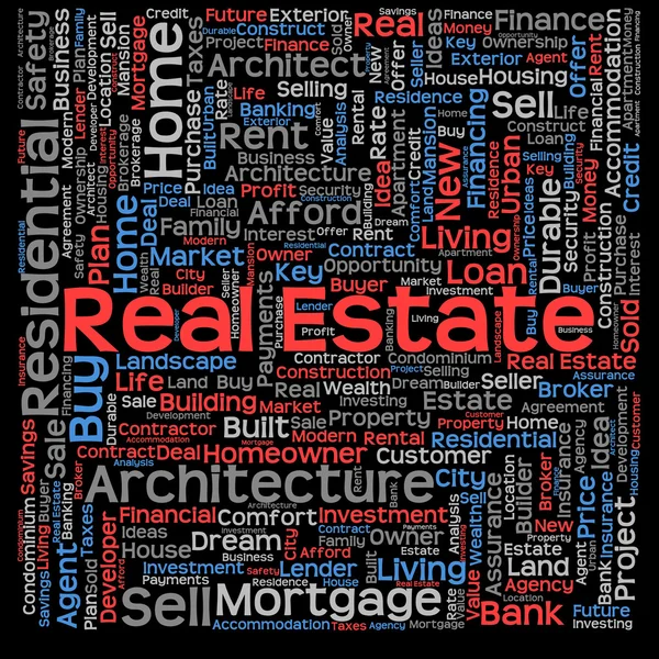 Housing word cloud — Stock Photo, Image