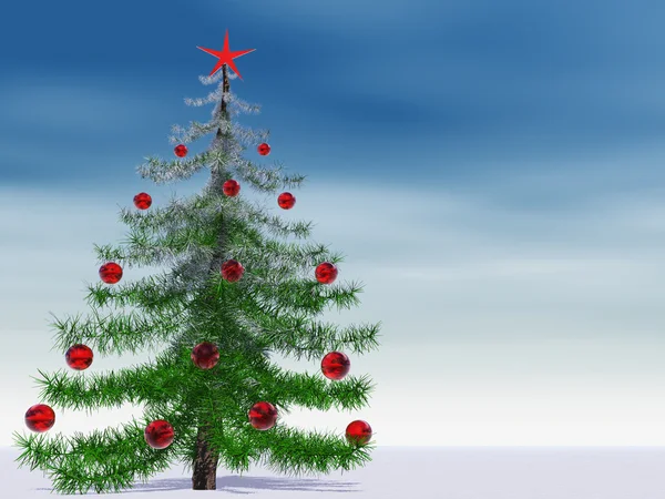 Konzeptioneller Tannenbaum — Stockfoto