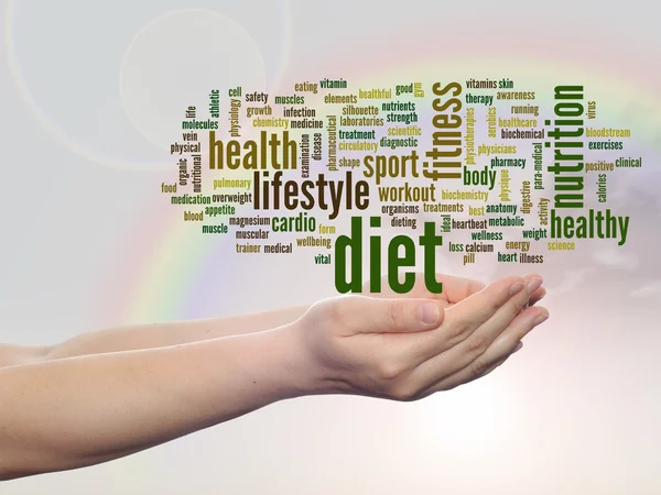 Health word cloud — Stock Photo, Image