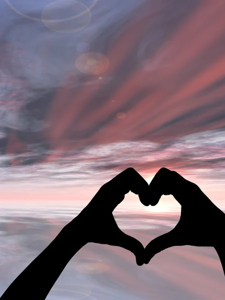 kavramsal kalp şekli veya simge