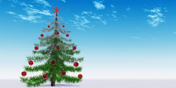 Konzeptioneller Tannenbaum — Stockfoto