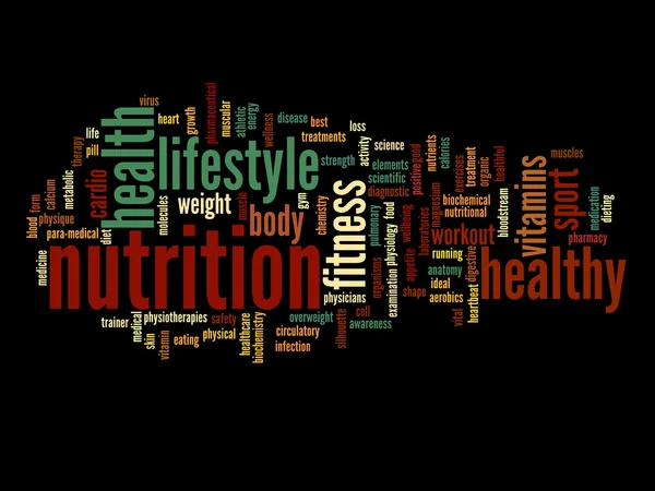 Health word cloud — Stock Photo, Image