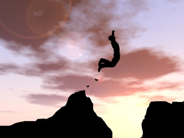 işadamı siluet atlar