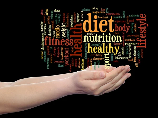 Diet word cloud — Stock Photo, Image