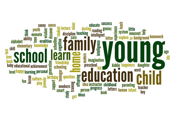 Education abstract word cloud — Stock Photo, Image