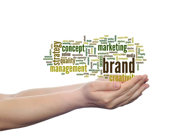 Marketing word cloud — Stock Photo, Image