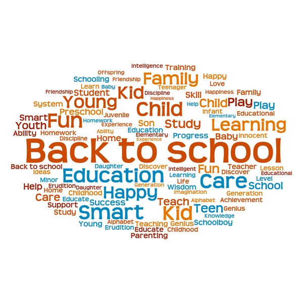 Education abstract word cloud — Stock Photo, Image