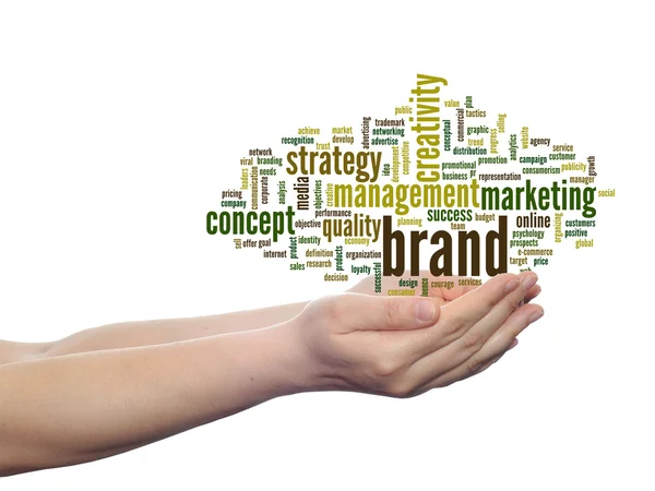 Business marketing word cloud — Stock Photo, Image