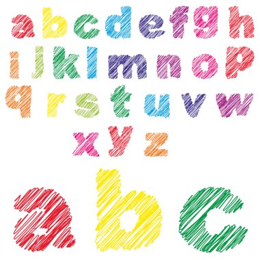 Kroki veya karalama yazı tipleri