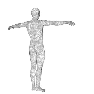 Erkek siyah tel kafes yaptı