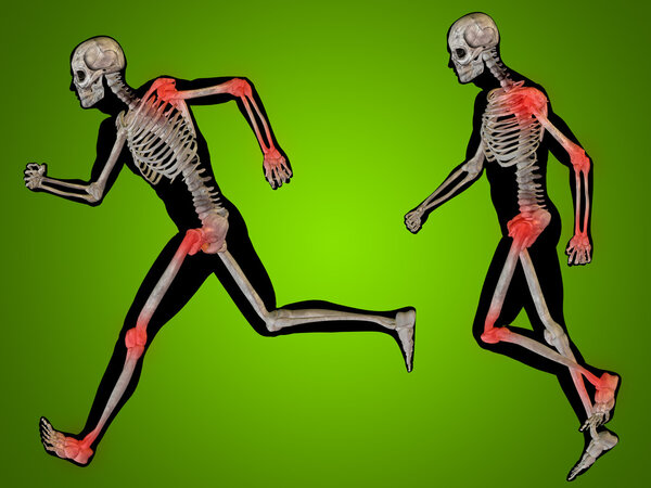 conceptual human man with  pain