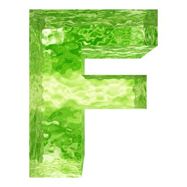 green water or ice font