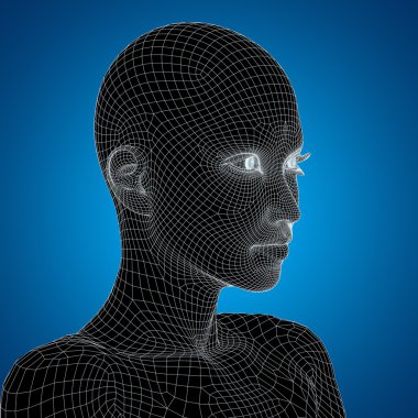 Tel kafes genç insan kadın