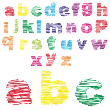 Kroki veya karalama yazı tipleri