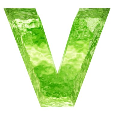green water or ice font