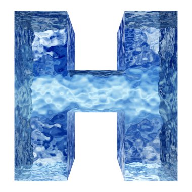 water or ice font set