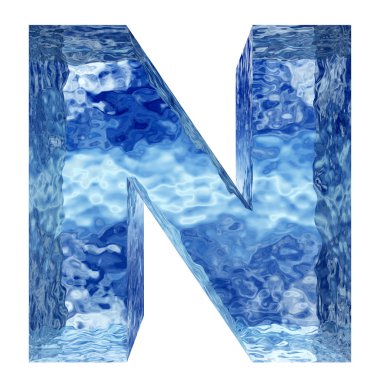 water or ice font set