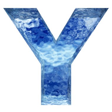 water or ice font set