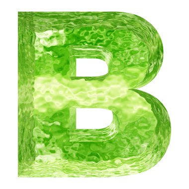 green water or ice font