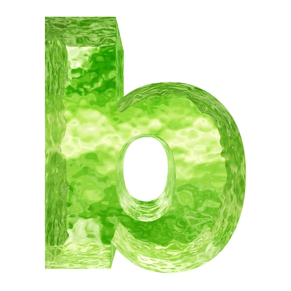 Green water or ice font — Stock Fotó