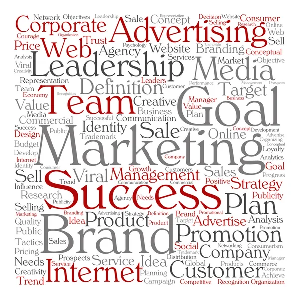 Business text word cloud — Stock Photo, Image