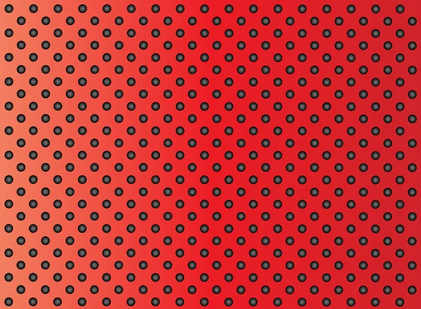 Concept conceptual red abstract metal stainless steel aluminum perforated pattern texture mesh background — Foto de Stock