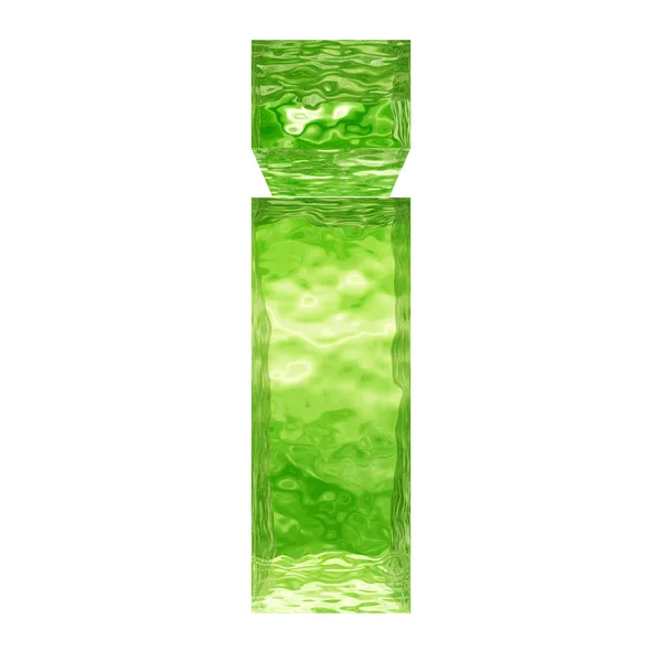 Green water or ice font — Stock Fotó