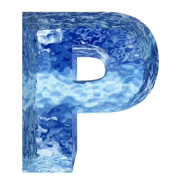 Water or ice font set — Stok fotoğraf