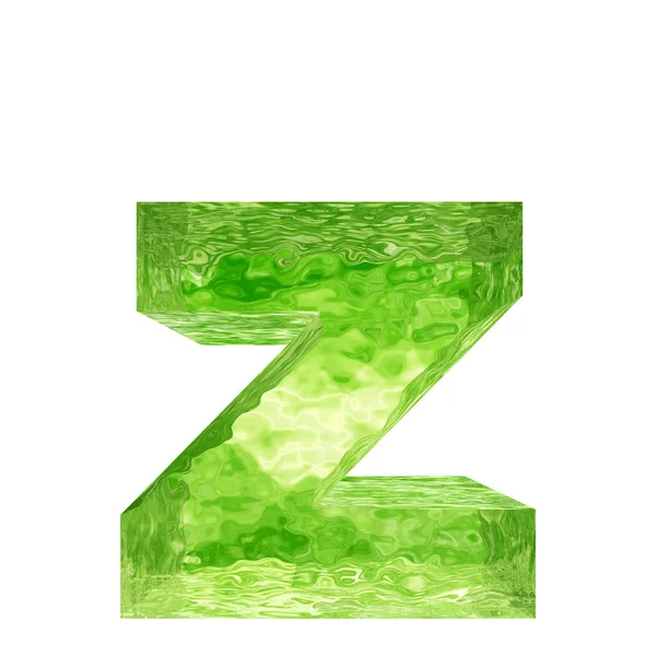 Green water or ice font — Φωτογραφία Αρχείου