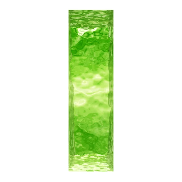 Green water or ice font — Stock Fotó