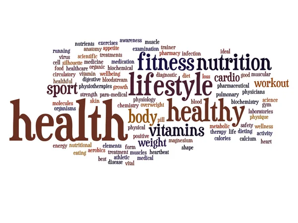 Health word cloud — Stock Photo, Image