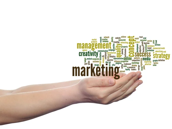 Business marketing palabra nube — Foto de Stock